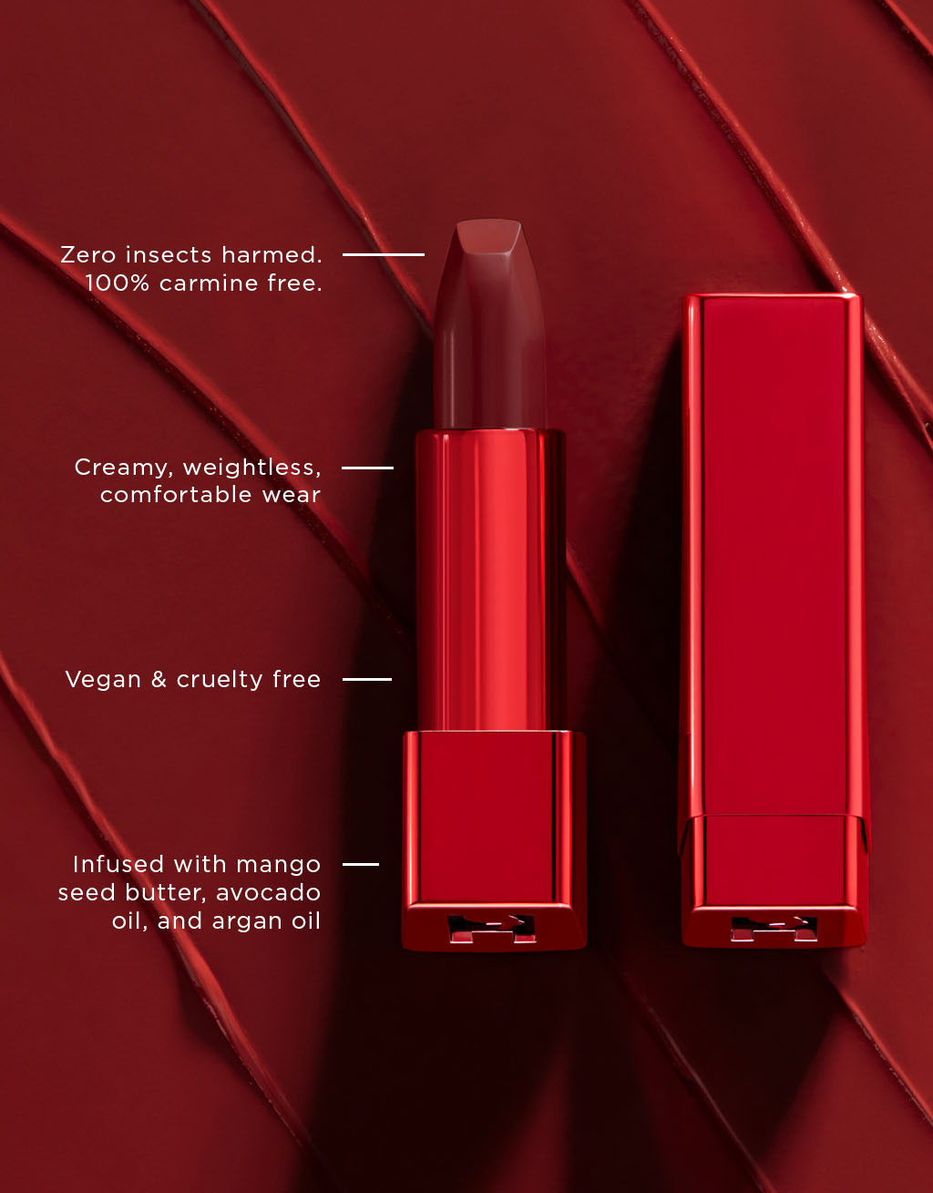 Hourglass Unlocked Satin Crème Lipstick Red - Lipstick